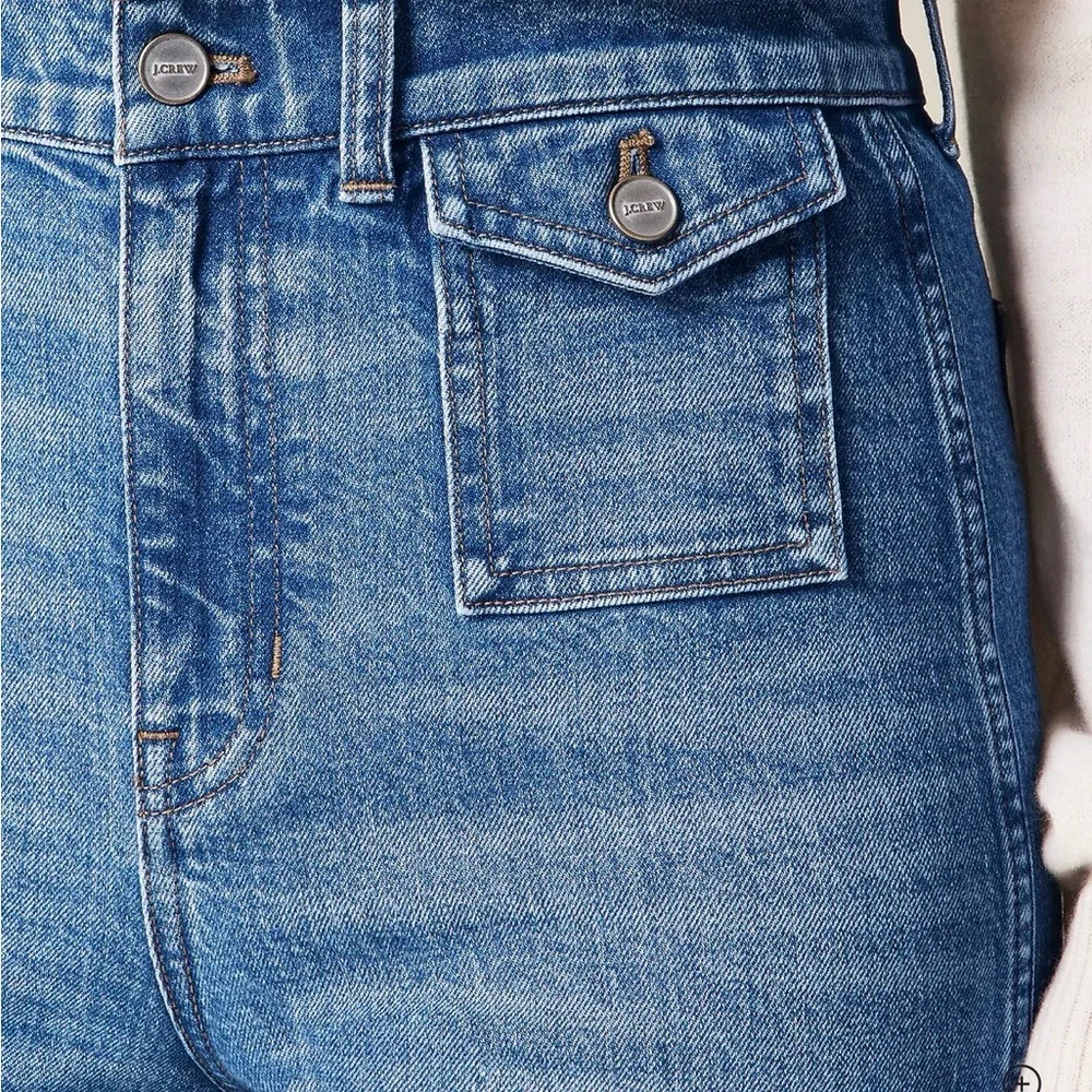 J Crew Vintage Flare Jean with Flap Pockets Size 27 NWT $158 Bangkok Wash Womens - Picture 3 of 15